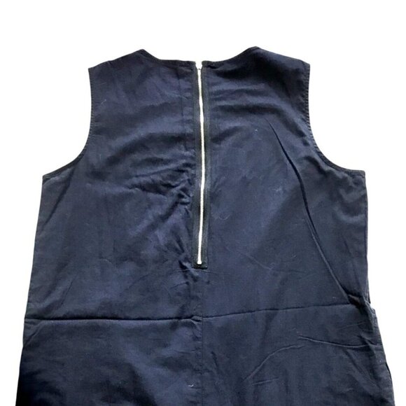 Gap navy blue cotton eyelet dress, size L - Picture 3 of 8